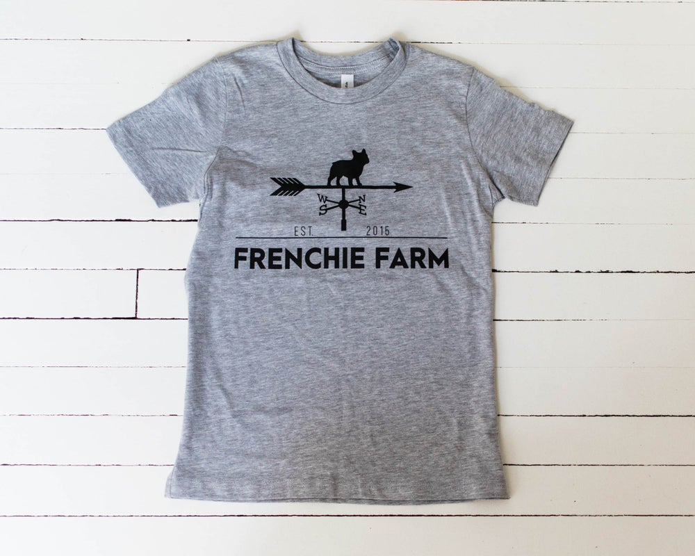 SALE. Frenchie Farm Youth Tee. Multiple Colors